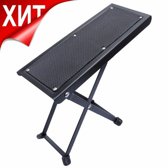 

Подставка под ногу гитариста GP-25, регулируемая черная