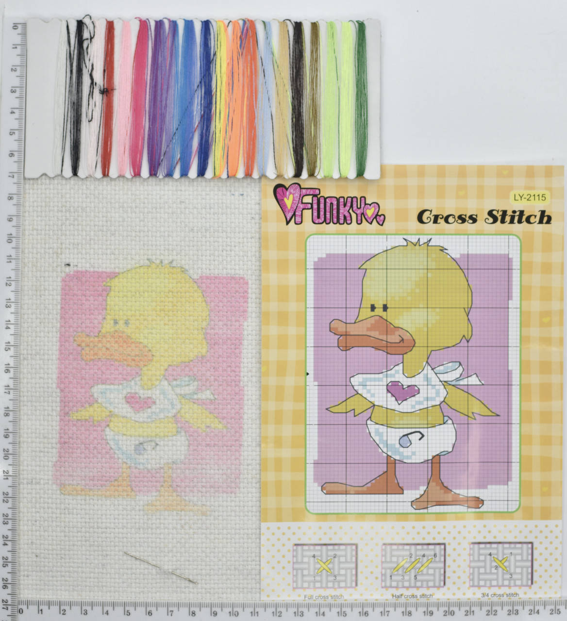 

Набор вышивания 15*20см с мулине уп=1шт