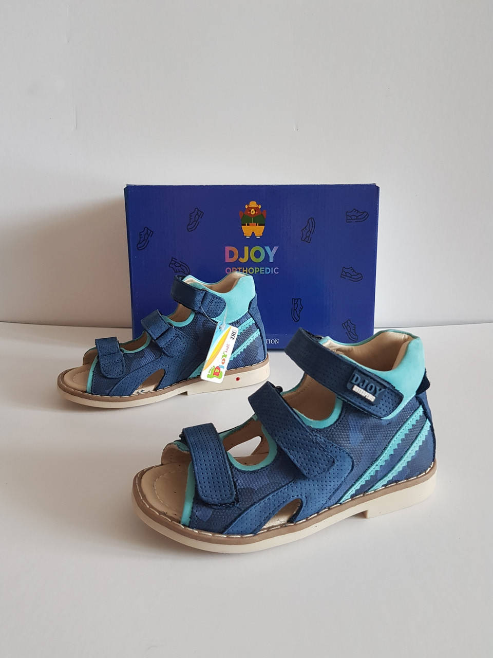 

Босоніжки ортопедичні для хлопчика Djoy 28, Синий
