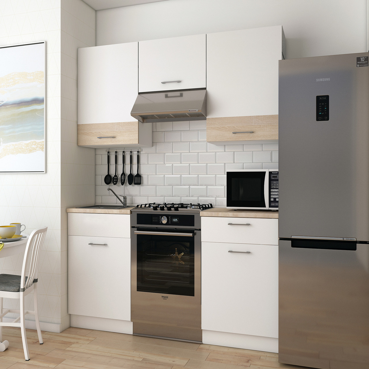 Кухня Лея Doros 1.8 м Білий/Дуб Сонома ДСП 180х60х250 (81000010) 7