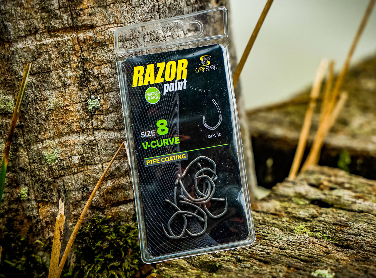 

Крючки Carp Spirit V-Curve №8 Razor Point в уп. 10шт.