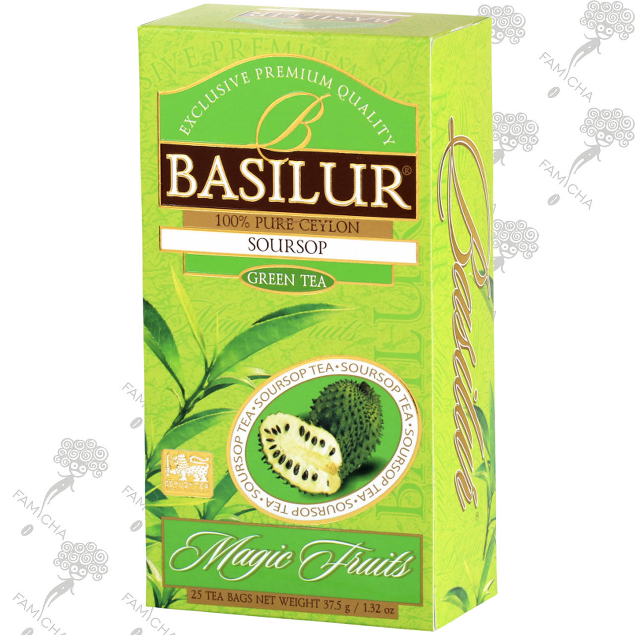 

Чай зеленый с Саусепом пакетированный, Магические фрукты, Basilur, 25шт