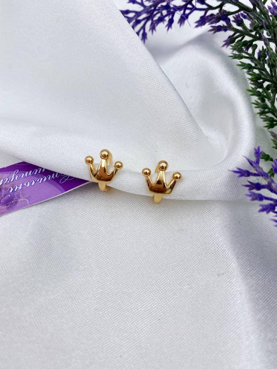 

Сережки для дівчинки "КОРОНА"