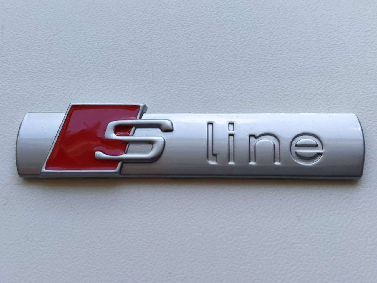 

Логотип S-line металл 71,5/15/3 мм.