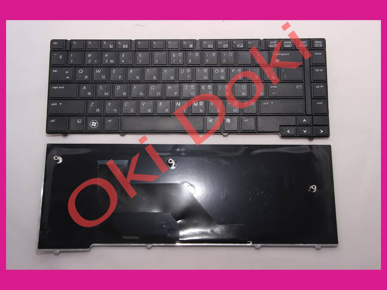 

Клавиатура HP EliteBook 8440p 8440w; Compaq 8440p 8440w rus black type 2, Черный