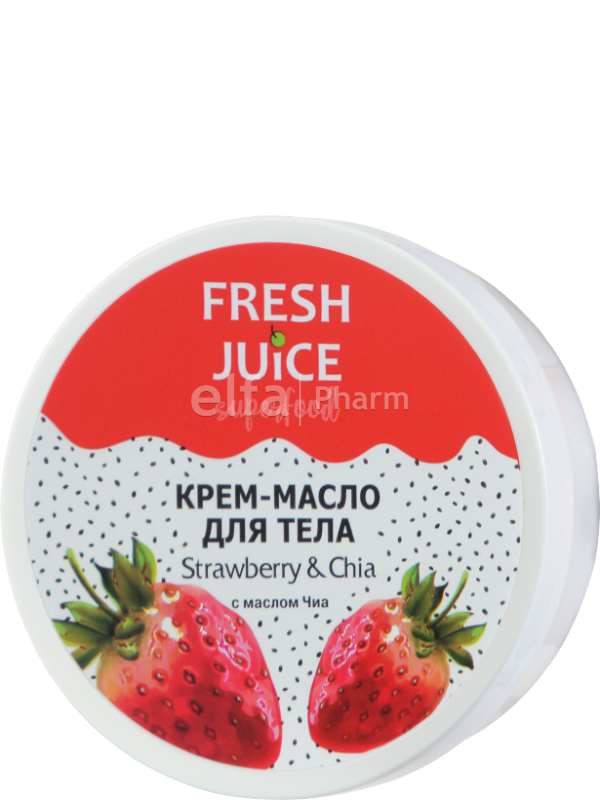 

Крем-масло для тіла Superfood Strawberry & Chia 225 мл Fresh Juice
