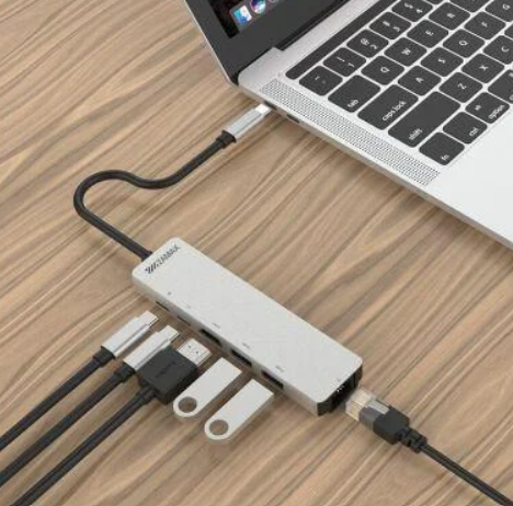 

Переходник 6в1 ZAMAX концентратор USB хаб разветвитель Type C HUB to 4k хаб для MacBook