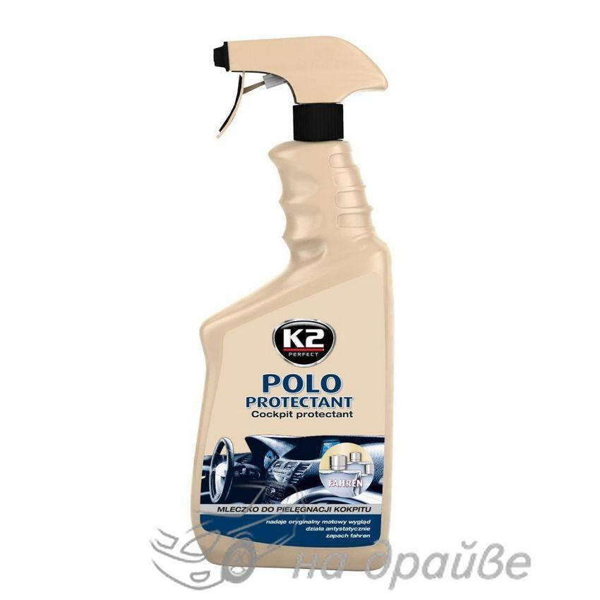

Полироль торпеды Polo Protectant Black 770 мл K417BL К2, Черный