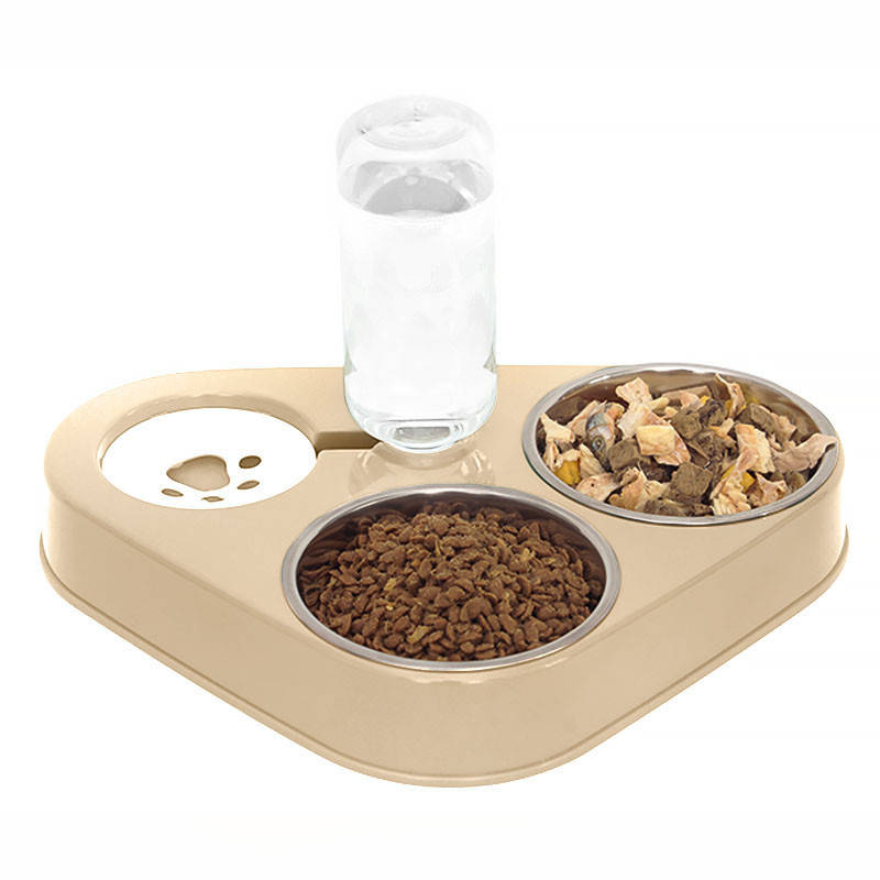 

Миска для котов Hoopet 20G0545Gс поилкой тройная 29.5*36*29.5 см Пудровый
