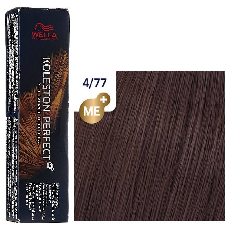 

Краска для волос Wella Professionals Koleston Deep Browns 4/77 средне-коричневый коричневый интенсивный