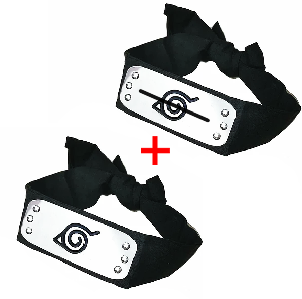 

Набор 2 повязок Наруто с символикой Деревни Скрытой В Листве