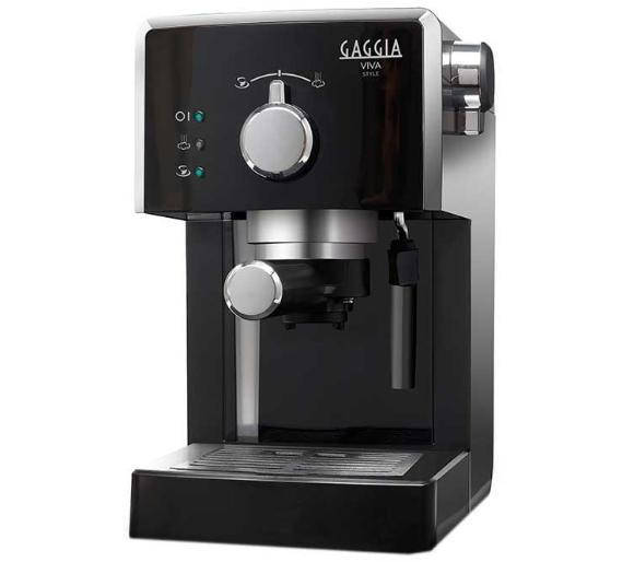 

Рожковая кофеварка эспрессо Gaggia Viva Style Focus Black (RI8433/11)