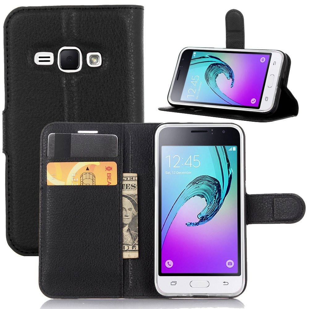 

Чехол-книжка Litchie Wallet для Samsung Galaxy J1 2016 (J120) Черный