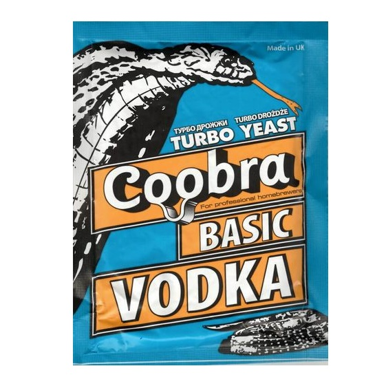 

Дрожжи Спиртовые Coobra Basic Vodka (Кобра Водка), 65г (Швеция)