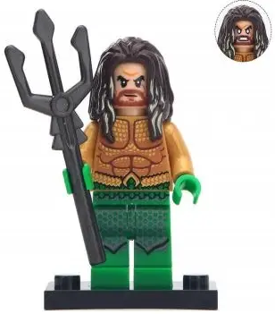 

Лего фигурка Аквамена Aquaman DC Comics Super Heroes