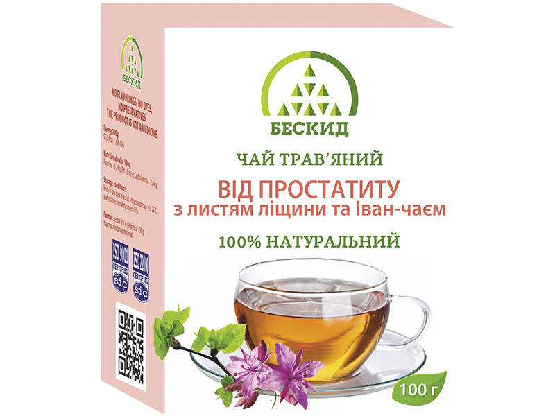 

Травяной чай «От простатита» с листьями орешника и Иван-чаем