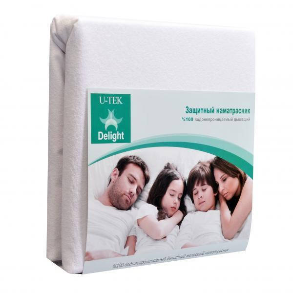 

Наматрасник водонепроницаемый Delight 80*160, Резинки по углам