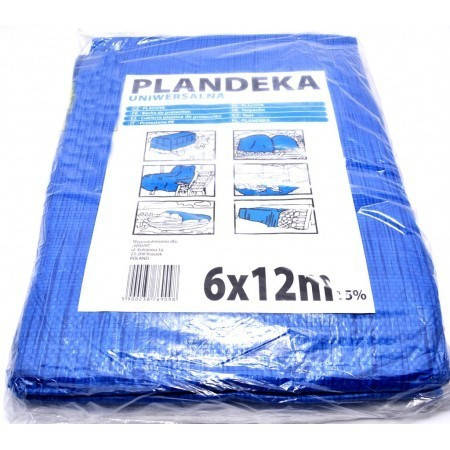 

Тент Брезент Пландека Тарпаулин защитный (60g\m2) 6x12 Польша (Wimar), Синий
