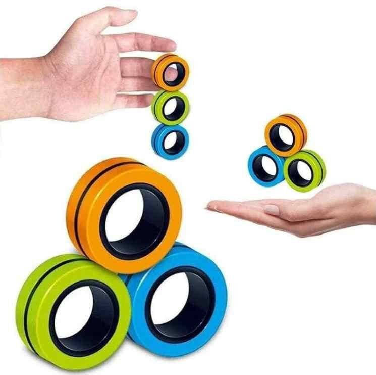 

Магнитные кольца Stress Relief Magnetic Rings | Антистресс для рук