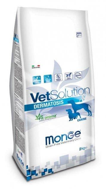 

Сухой корм для собак Monge VetSolution Dermatosis canine 2 кг