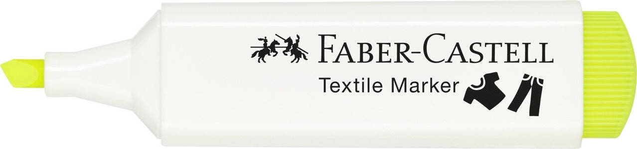 

Маркер для ткани Faber-Castell Textile Marker, цвет желтый флуоресцентный, 159528