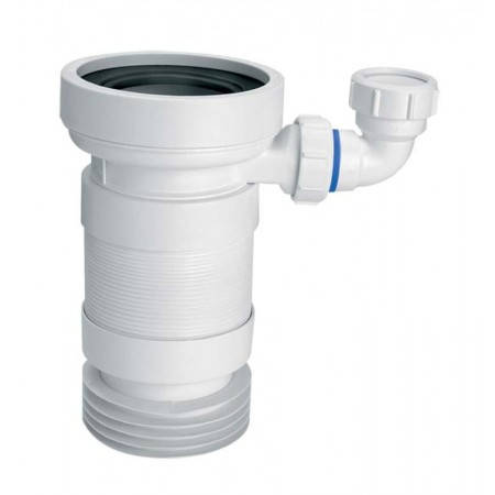 

Гофра для подключения унитаза McAlpine WC-F23RD c отводом для стиральной машины, Белый
