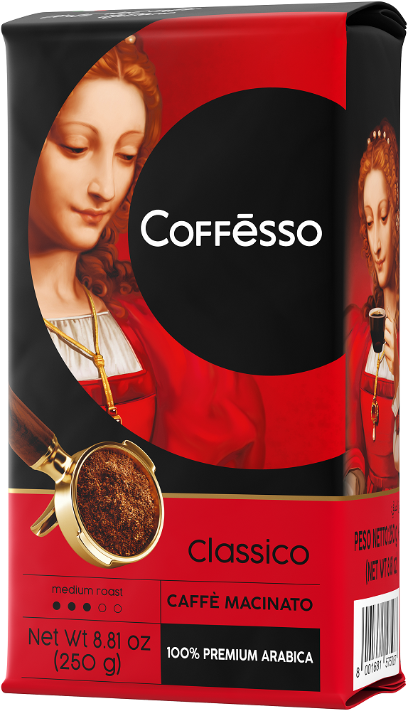 

Кофе молотый Арабика 100% COFFESSO "Classico" (Италия) 250 г