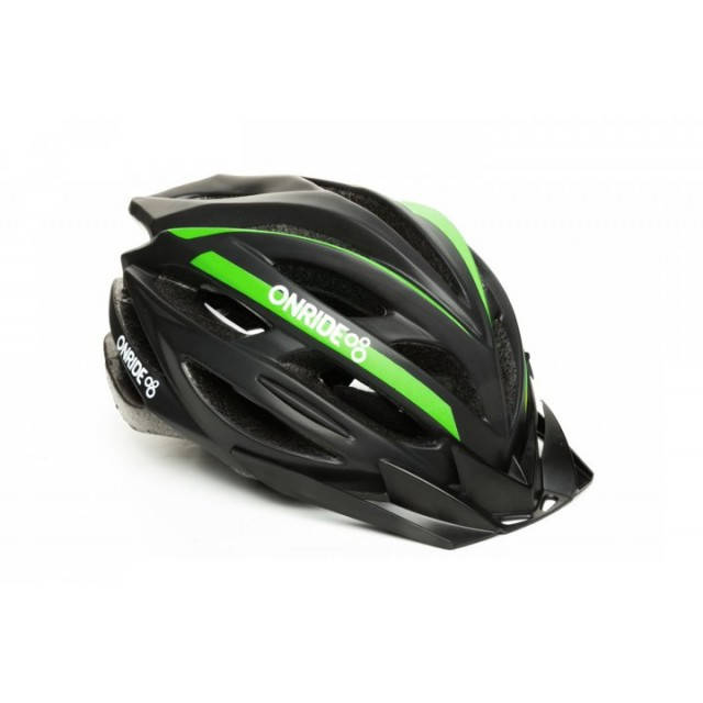 

Шлем ONRIDE GRIP black-green L(58-61) модель HB31
