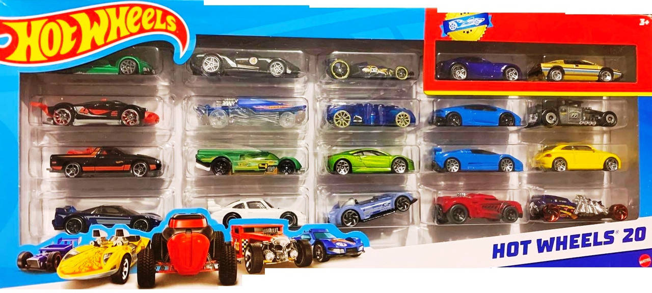 

Набір машинок Hot Wheels 20 шт. оригінал H7045