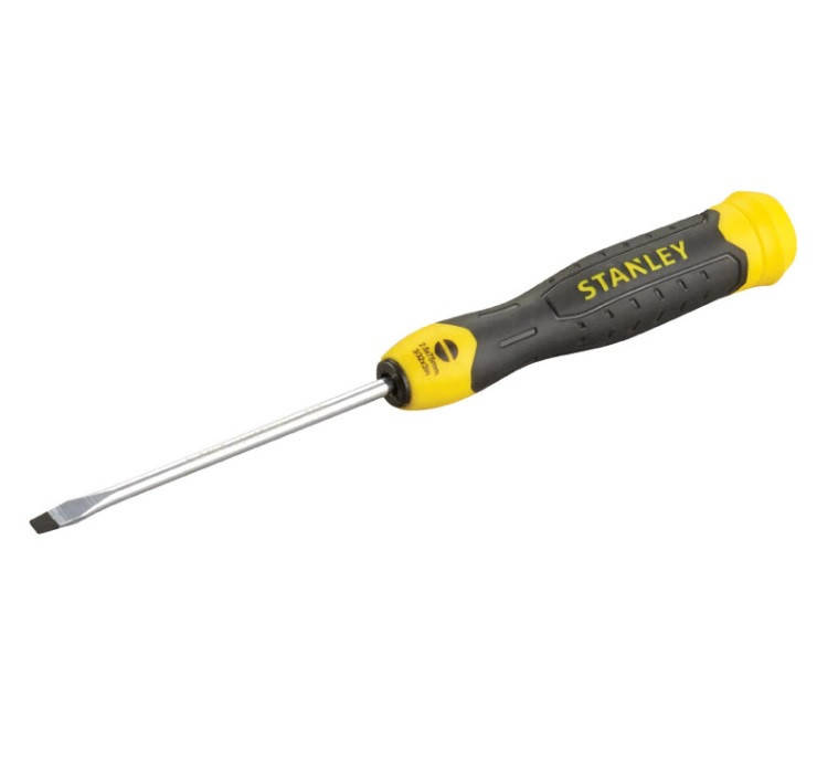

Отвертка Stanley Cushion Grip SL2,5x75мм (1-64-923)