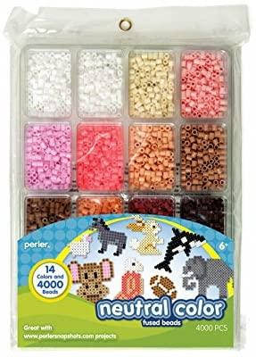 

Термомозаика Перлер 4000 бусинок Perler beads stripes Neutral Colors Fuse