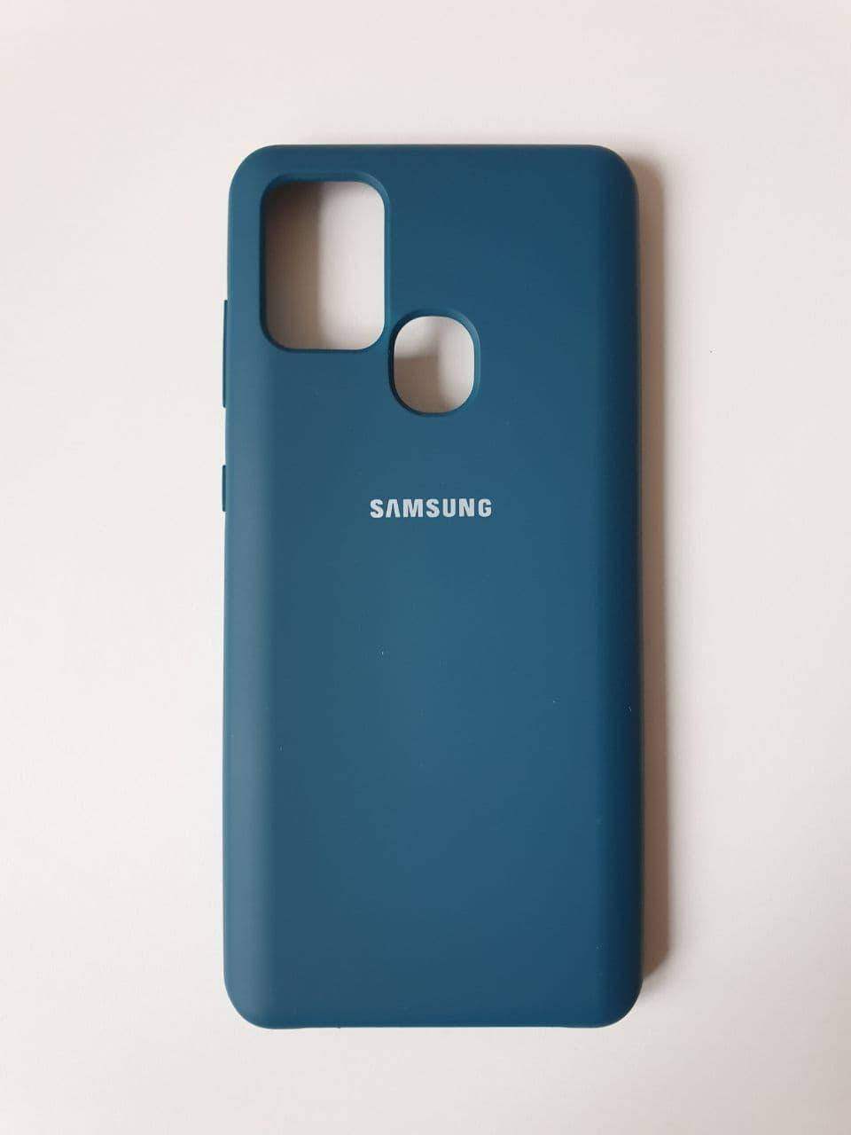 

Чехол силиконовый Samsung A21S, Синий
