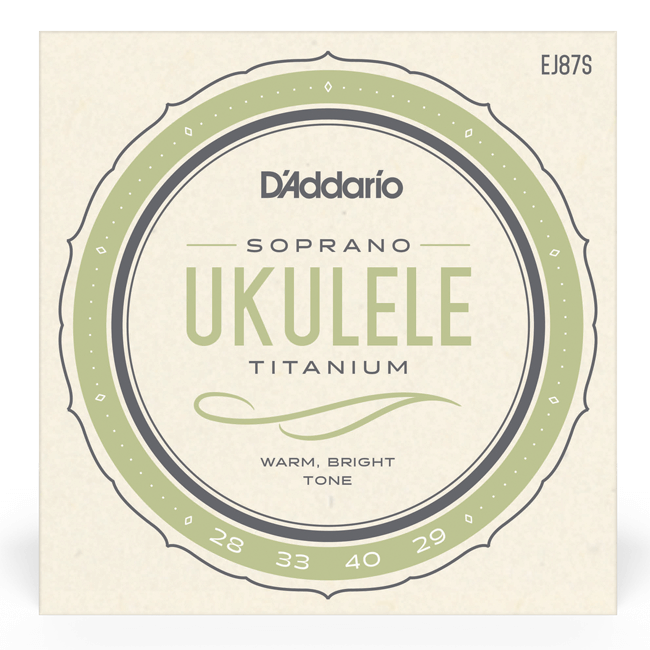 

Струны для для укулеле D`ADDARIO EJ87S TITANIUM UKULELE SOPRANO