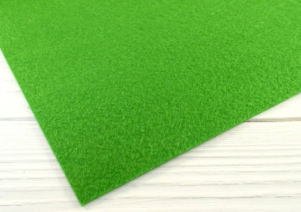 

Китайский жесткий фетр 1,2 мм (20х30 см) - №13 Зеленый