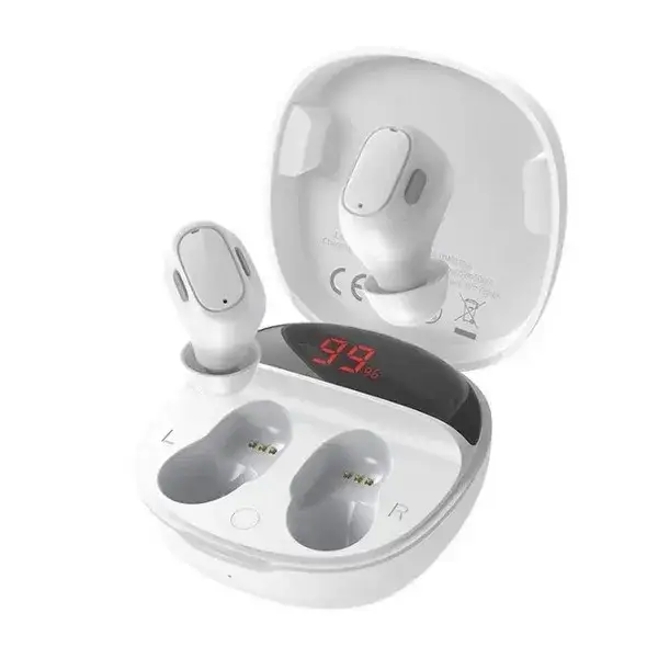 

Беспроводные наушники Baseus Encok WM01 Plus White вакуумные с микрофоном, Белый