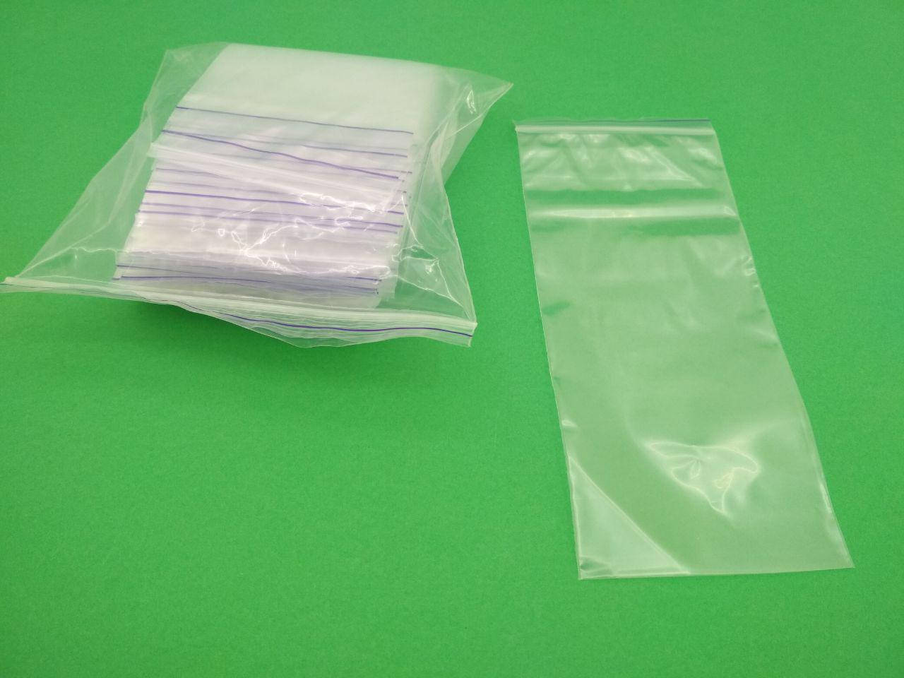 

Зиплок Пакеты с Замком Zip-lock 8х18(100шт)(1 пач)с Зип-Лок Застежкой