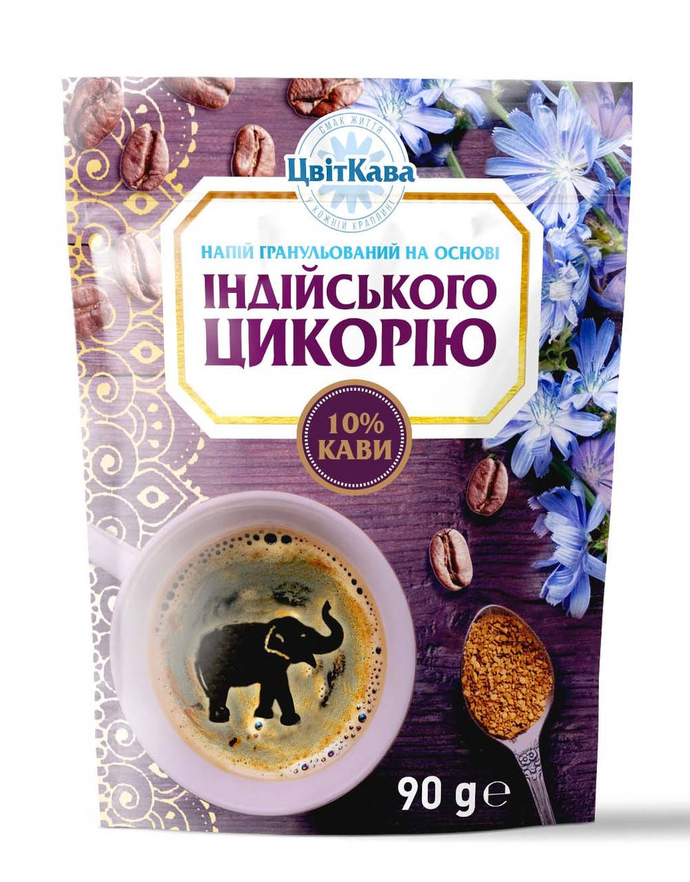 

Напій кавовий на основі індійського цикорію «ЦвітКава» 90 г
