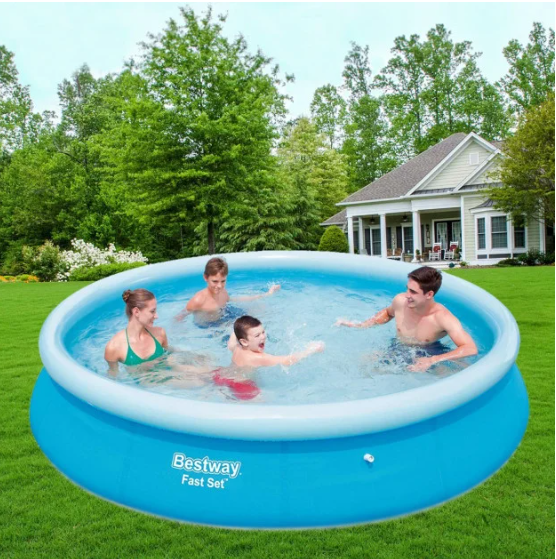 

Надувной бассейн Bestway 57273 круглый 366х76 см, семейный бассейн