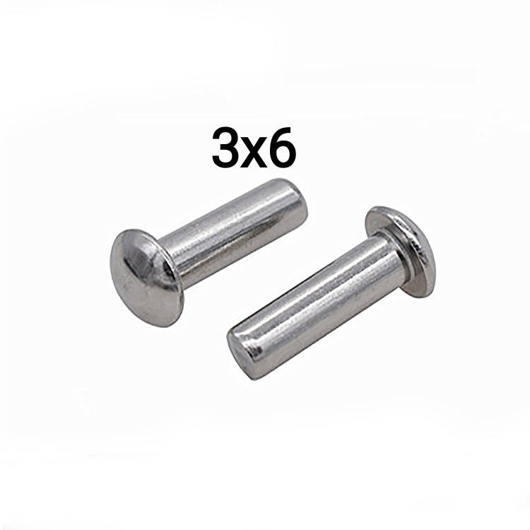 

Заклепка алюминиевая 3х6 полукруглая DIN 660