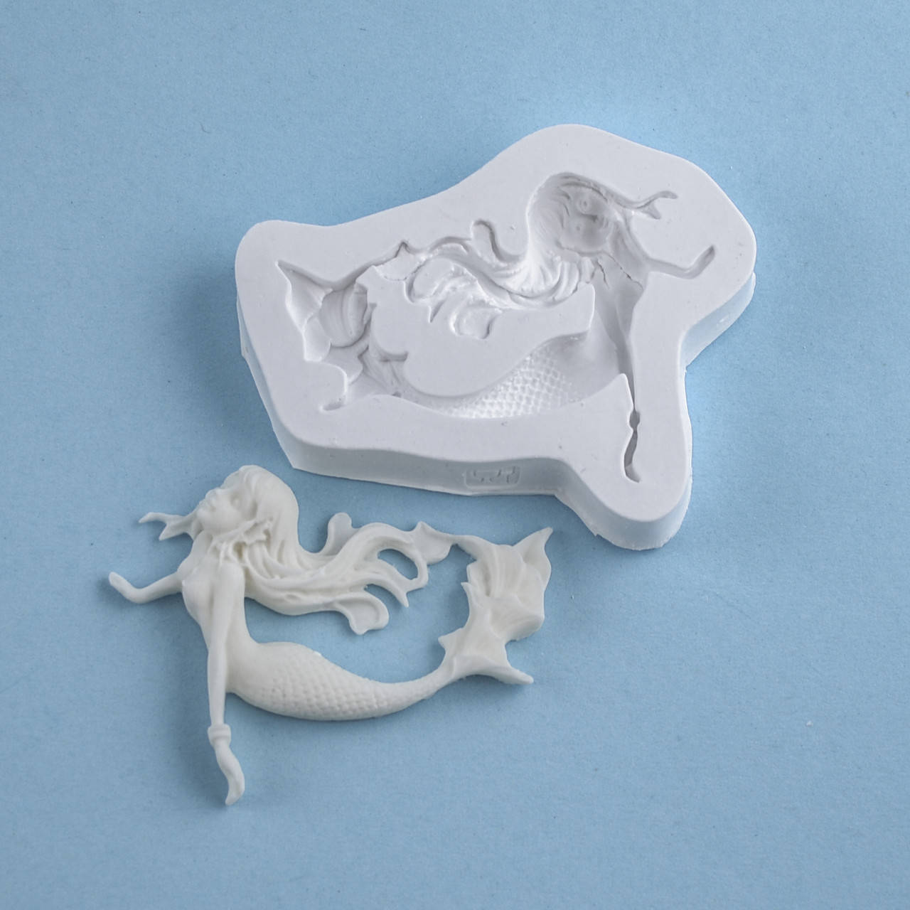 

Силиконовый молд Русалка 8.4х6.7 см