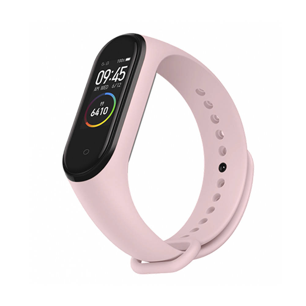 

Ремешок к браслету Mi Band 4 3 силиконовый Пудровый