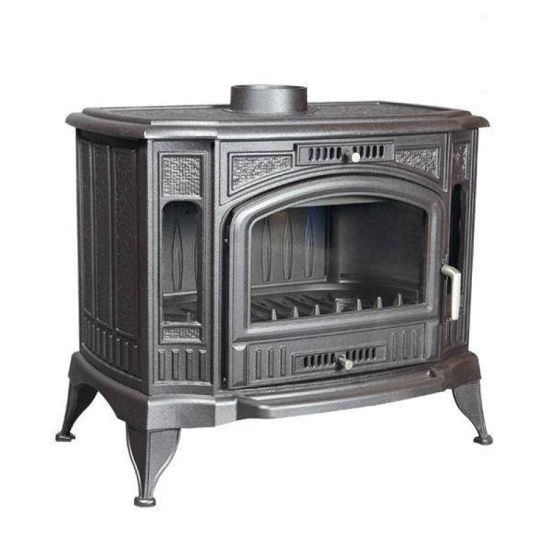 

Печь камин на дровах Kratki Koza K9 с водяным контуром, Серый