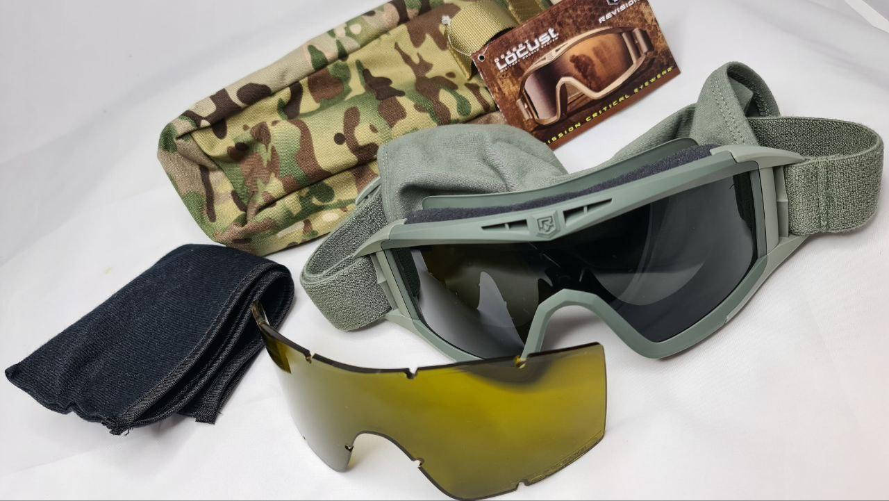 

Маска тактично-баллистическая Revision Desert Locust U.S. Military GOGGLE (маска 1 шт + линзы 2 шт)