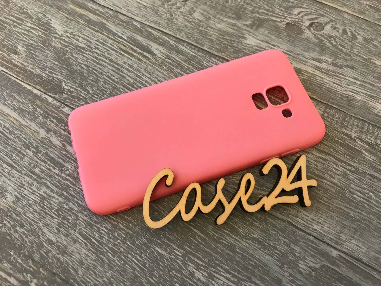 

TPU чехол накладка Candy для Samsung Galaxy J6 J600 2018 (6 цветов) розовый