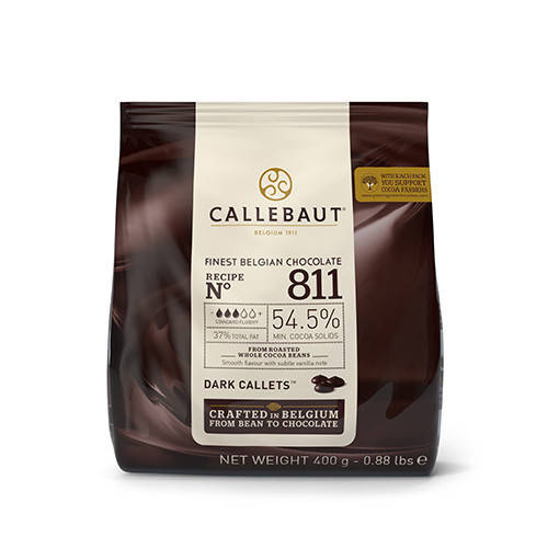

Бельгійський шоколад Callebaut Чорний Шоколад № 811 0,4 кг