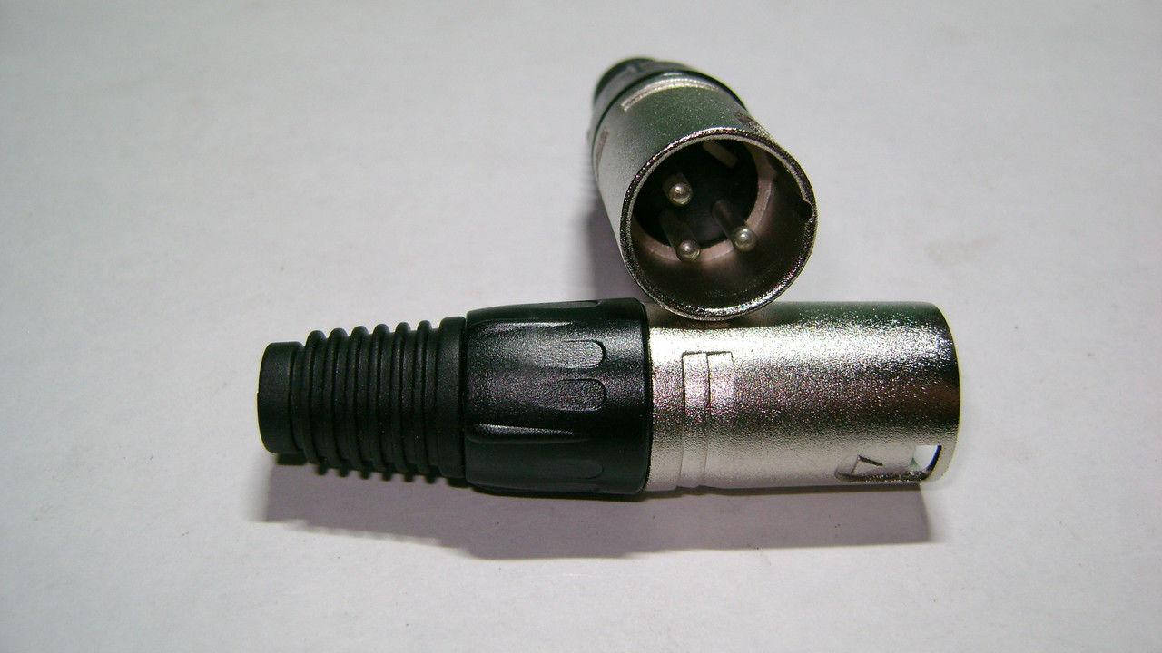 

Штекер CANON под шнур 3pin черный HQ