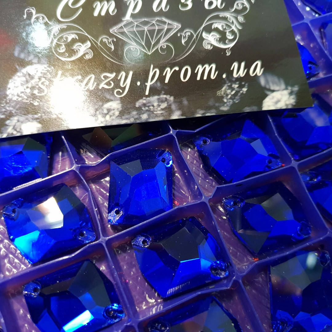 

Стразы Космик 21*26мм. Sapphire Эконом
