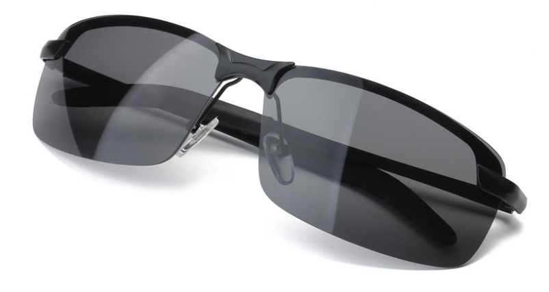 

Очки для вождения поляризованные / С ПОЛЯРИЗАЦИЕЙ в открытой оправе с регулируемыми носовыми упорами - ЧЁРНЫЕ