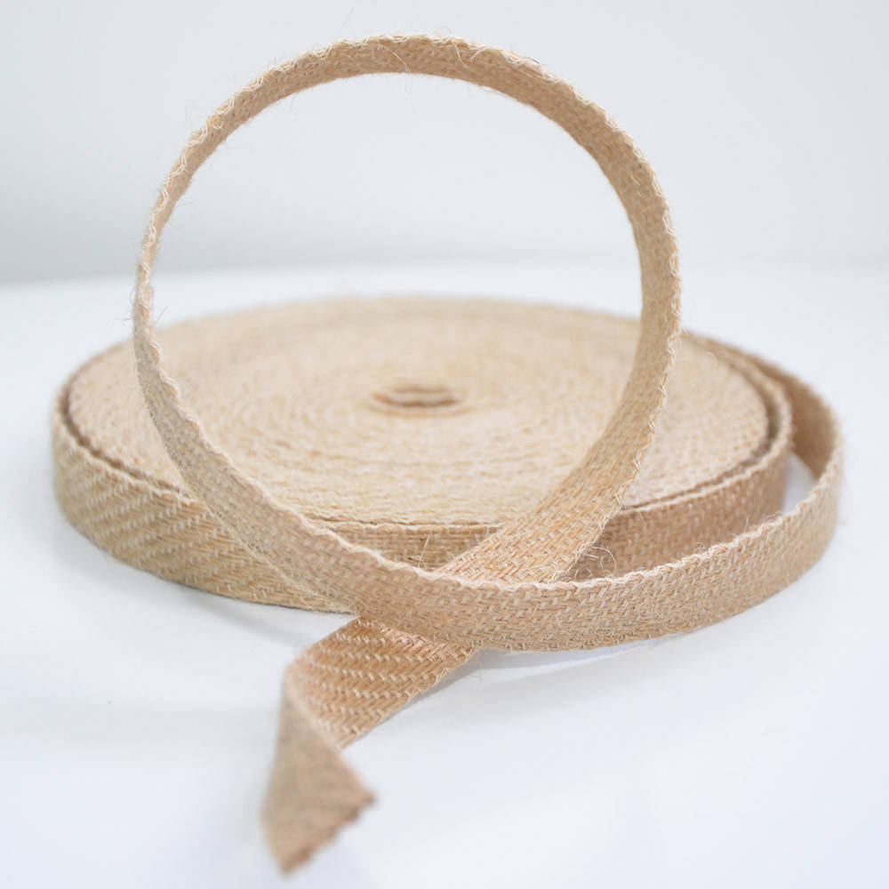 

Упаковочная лента (джутовая) - 13 мм, Бежевый