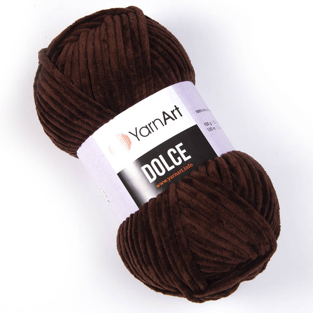 

Пряжа YarnArt Dolce 775 шоколад